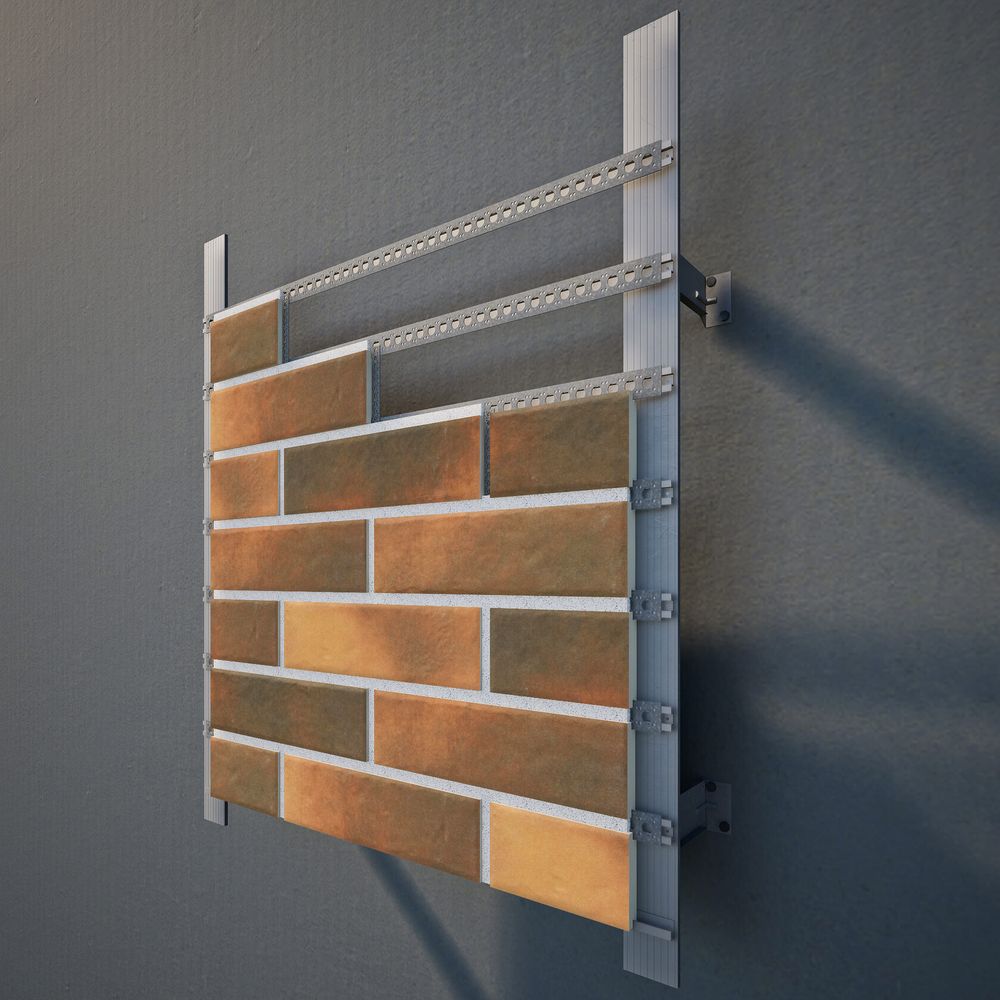 BestPoint Retro brick, Curry, 245x65x12 - Клинкерная плитка для вентфасада/НВФ