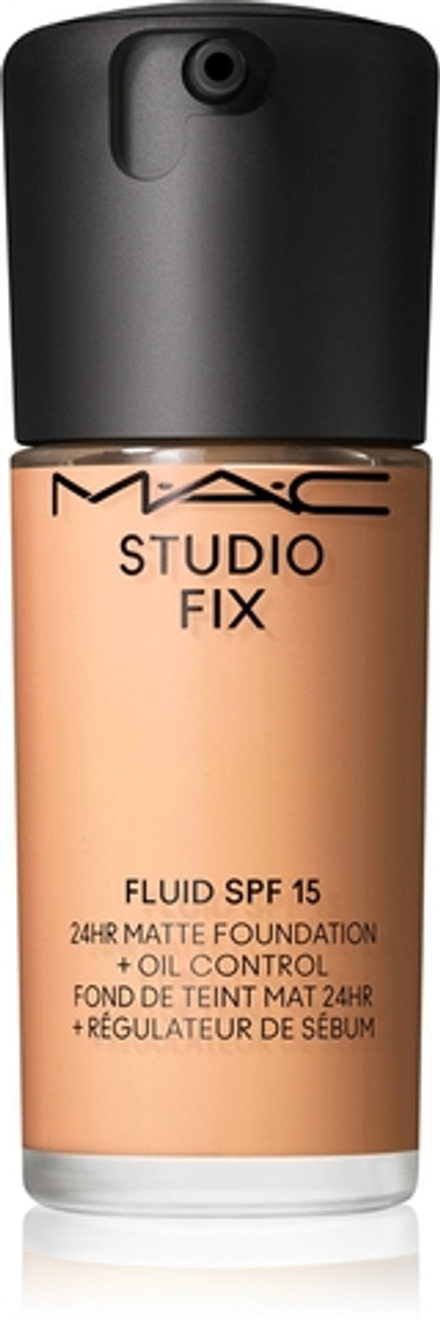 MAC Cosmetics Studio Fix Fluid SPF 15 24HR Matte Foundation + Oil Control - Тональная основа матирующая SPF 15 оттенок NW18, 30 ml