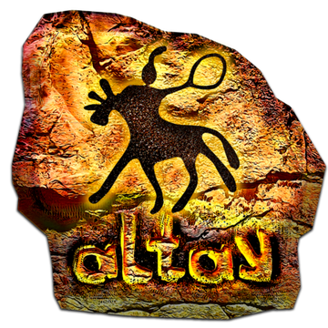 Магнит петроглиф золото "Лассо"