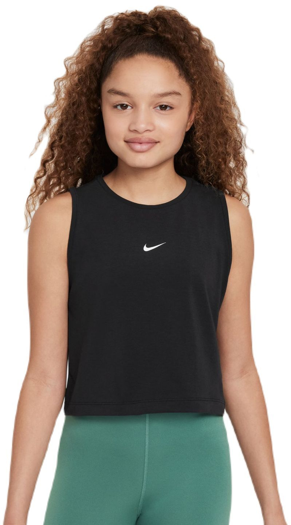 Футболка для девочки теннисная Nike Kids Dri-Fit Pro Training Tank Top - черный