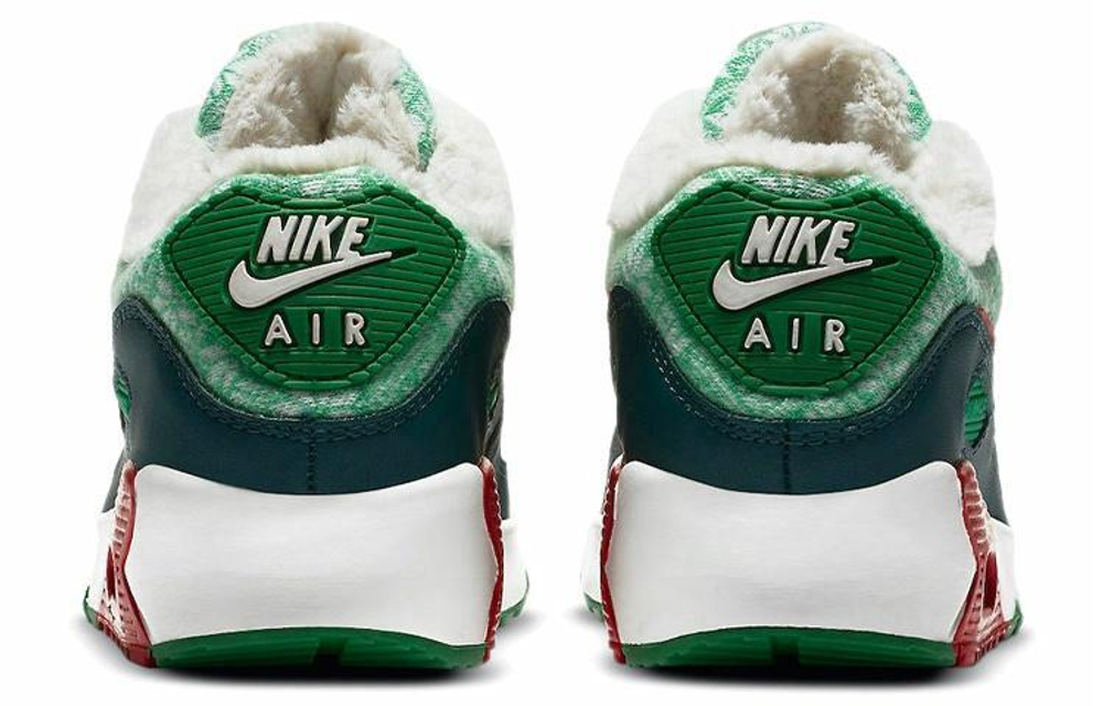 Кроссовки Nike Air Max 90 "Christmas 2020" GS (Подростковая размерная сетка)