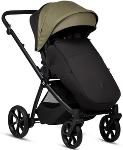 Детская коляска Tutis Mio 3 Plus Essential Кожа 3 в 1 025 Olive