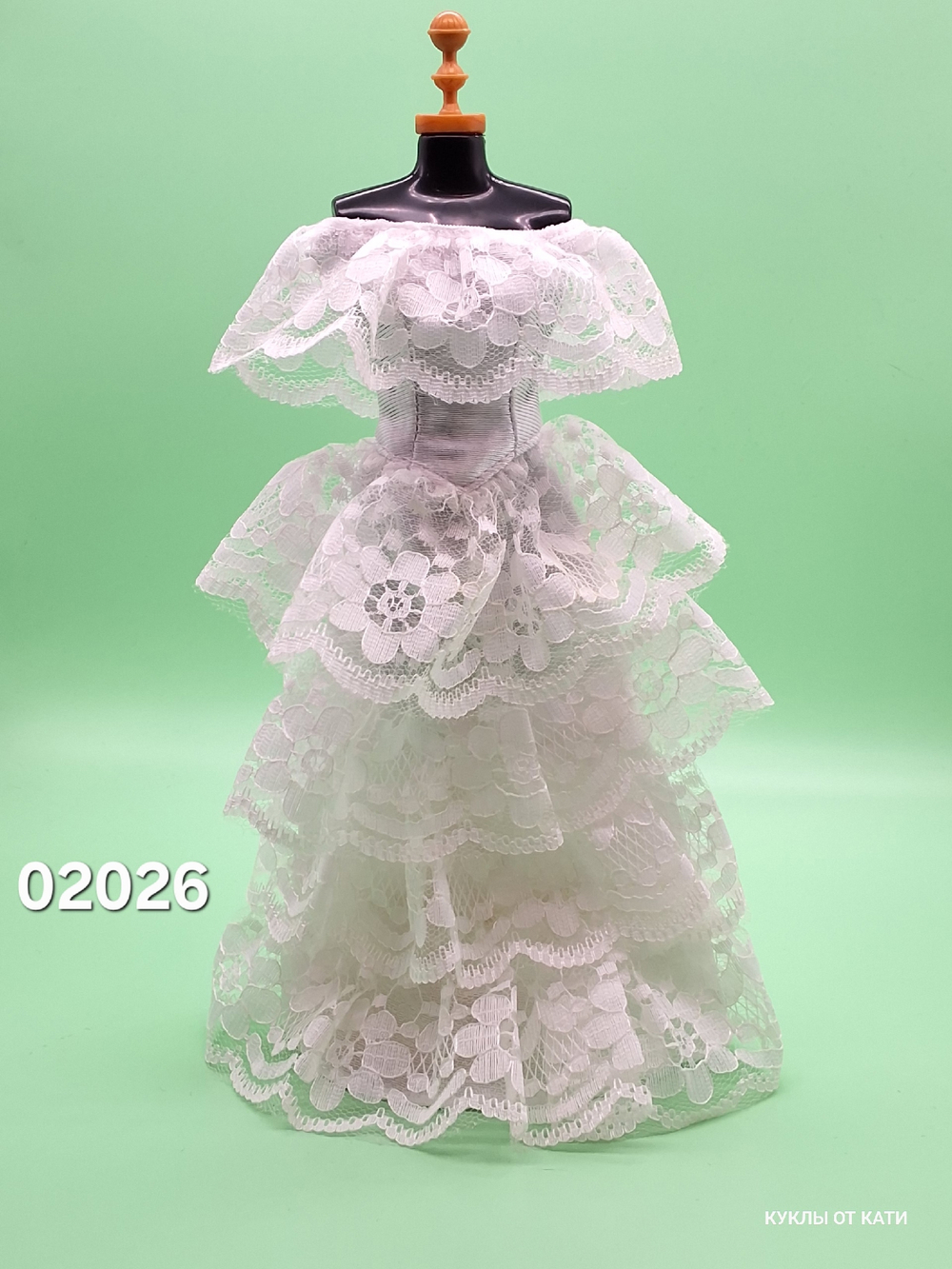 Одежда для куклы Барби винтаж платье 02026