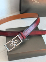 Ремень из коровьей кожи с ручной окраской