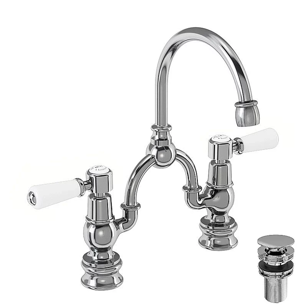 Смеситель для раковины Burlington Regent KER27-QT+W11