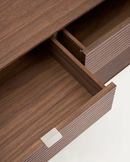 Сервант Norlen с 4 дверцами и 2 ящиками из шпона ореха