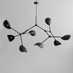 Люстра 101 Copenhagen Stingray Chandelier, Grande - Burned Black (5m)
