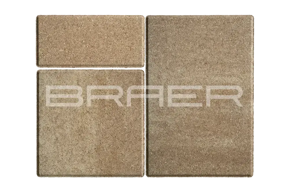 Тротуарная плитка Braer Старый город Ландхаус, Color Mix Миндаль, 60 мм