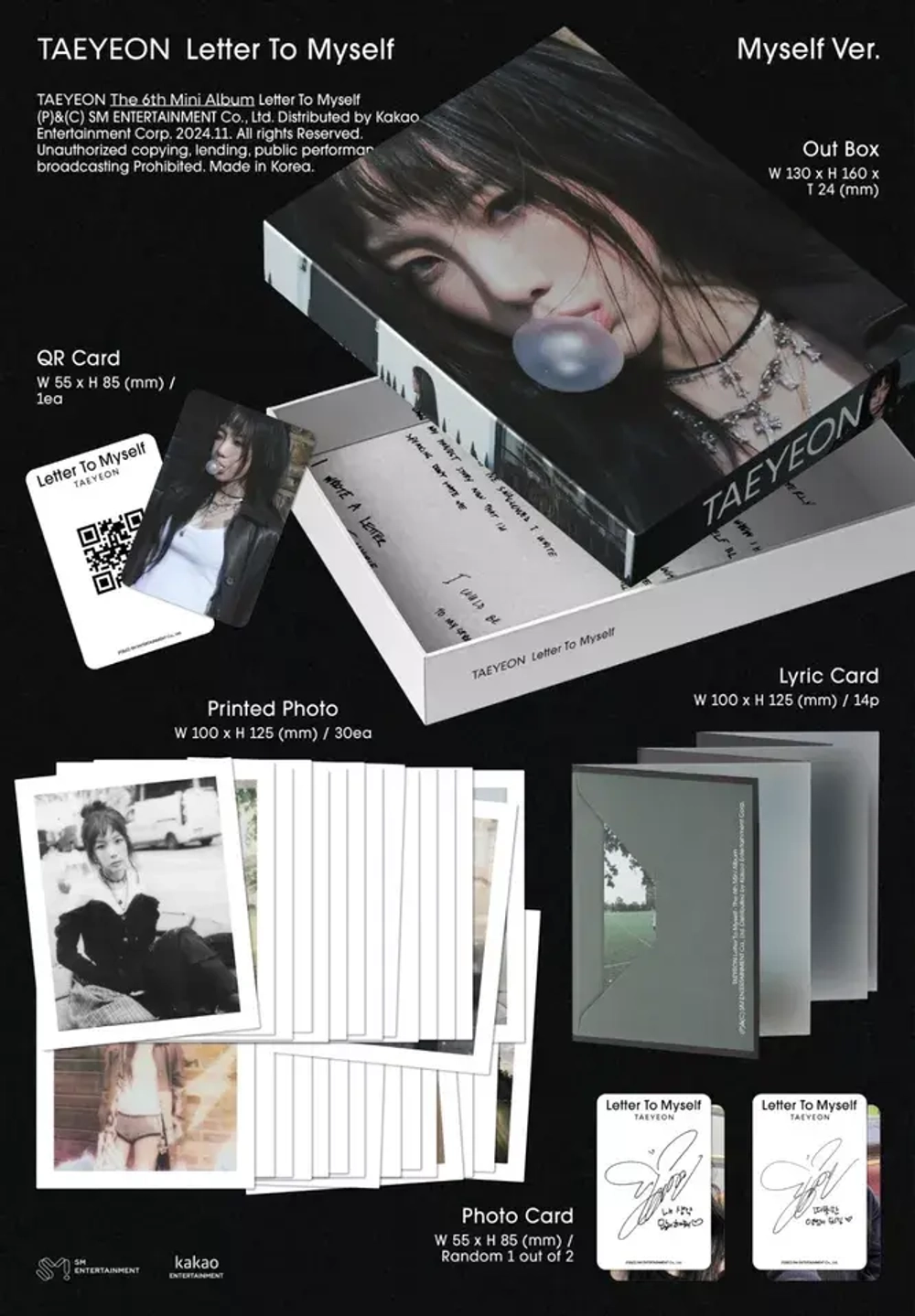 Альбом TAEYEON - Letter To Myself [Myself ver.]