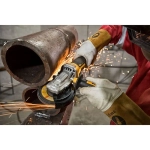 Угловая шлифовальная машина DEWALT DCG405FN XR 125 мм 18 В, бесщеточная, литиевая, промышленная, специальная, полирующая, плоская головка, голый инструмент