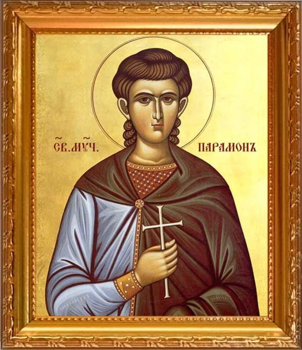 Парамон Вифинский мученик. Икона на холсте в раме