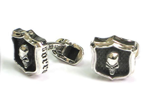 Запонки серебряные Sorrow AZCL-009.