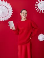 СВИТШОТ CHAMPAGNE RED