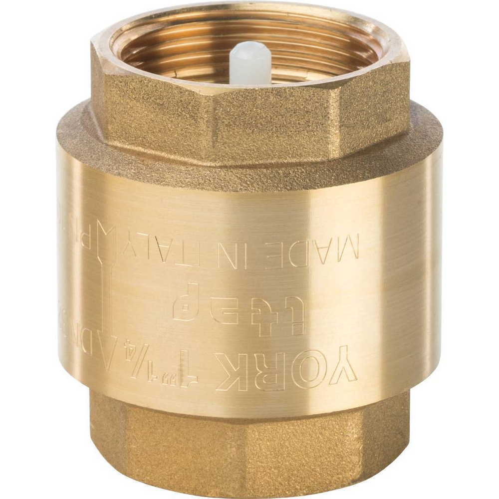 Клапан обратный пружинный с нейлоновым седлом STOUT 1 1/4"