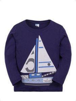 Лонгслив для мальчика Big mouth Синий р.80