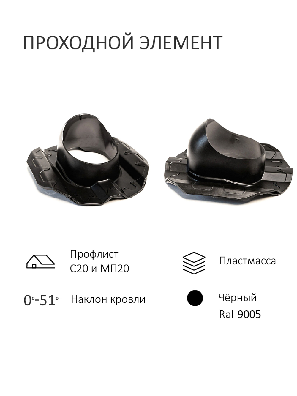 Комплект активной вентиляции: Вентиляционный выход D160 мм не утепленный высота H=500 мм, проходной элемент PROF-20 для металлопрофиля кровельного профнастила МП20 иС20, турбодефлектор Ø 160 мм, переход на канализационную трубу D110 с вентиляционного выхода 125/160 без уплотнения, серый