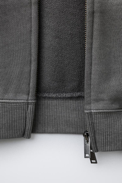 ZARA ТОЛСТОВКА НА МОЛНИИ, АНТРАЦИТОВО-СЕРЫЙ