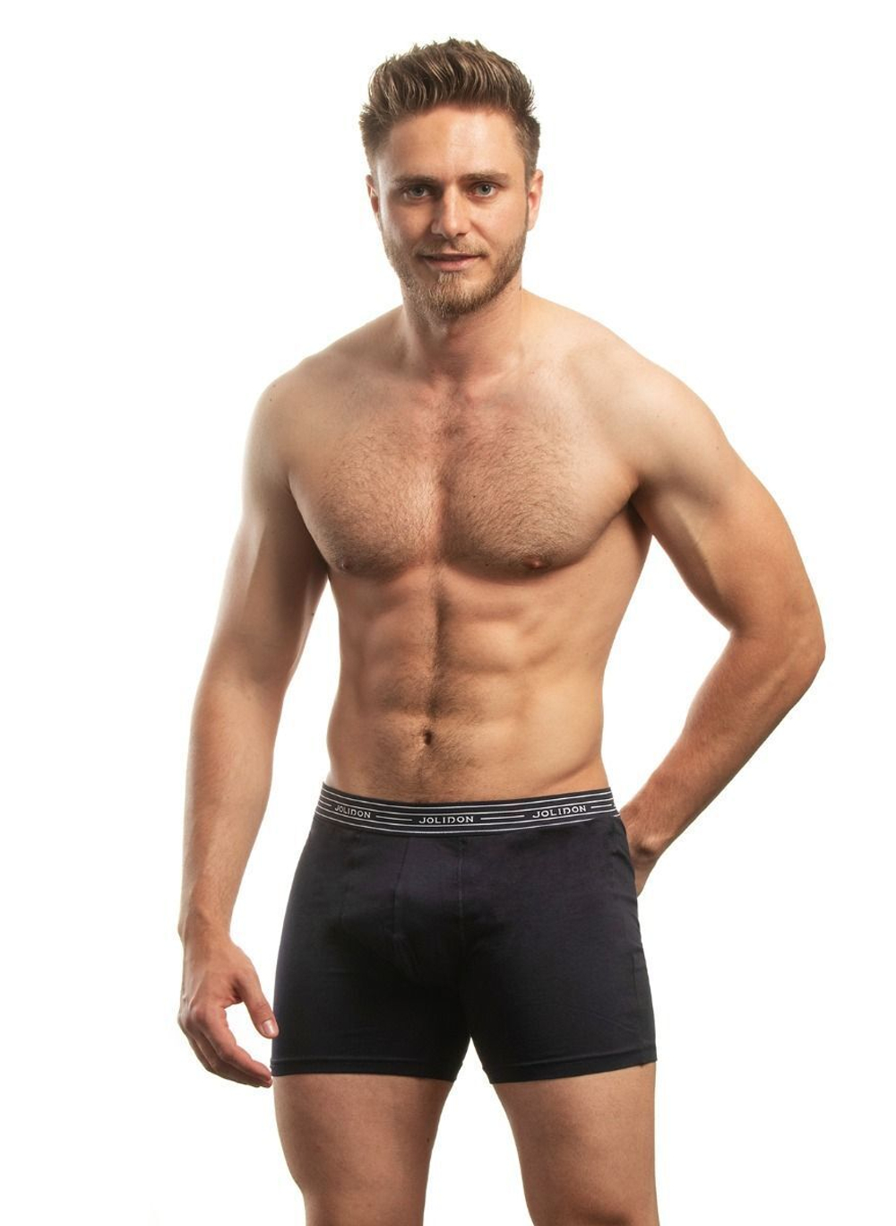 Мужские удлиненные трусы-боксеры (Размер: 4X) (Цвет: темно-синий)