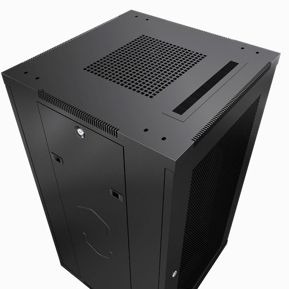 Шкаф напольный 19", 18U Cabeus ND-05C-18U60/80-BK