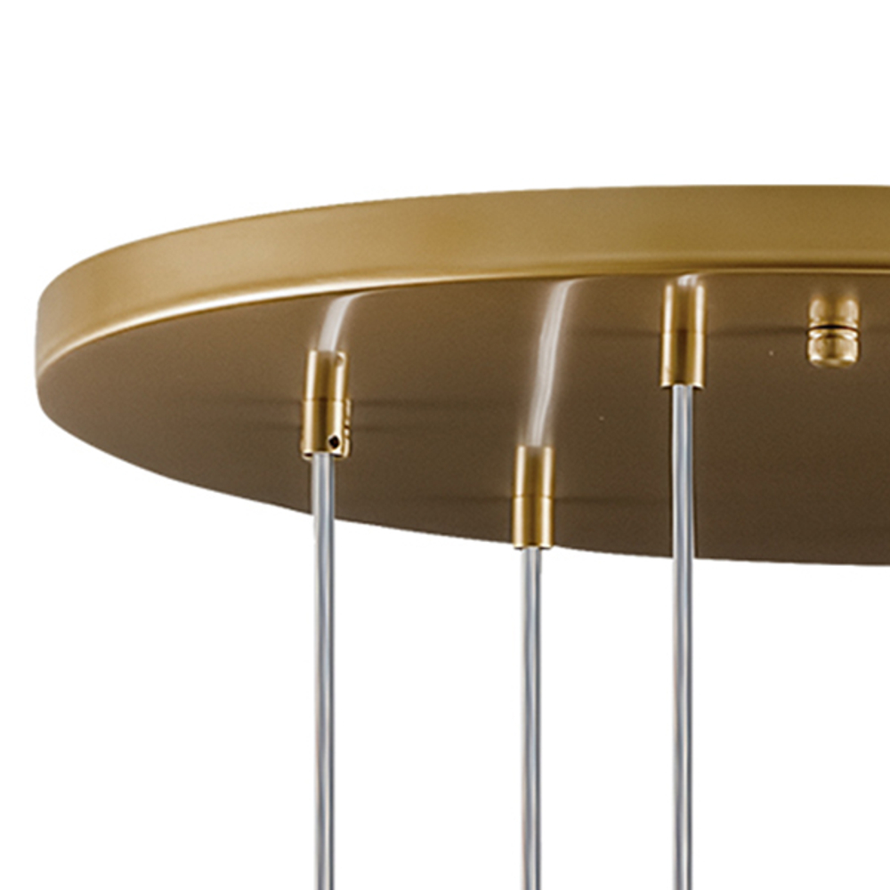 813062 Люстра GLOBO 6х40W E14 золото/белый