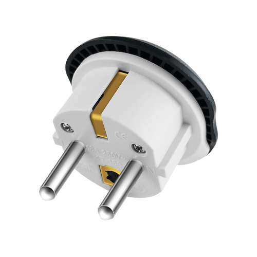 Сетевой адаптер переходник на евро вилку для подключения устройств со штекером UK/US/CN к обычной российской розетке