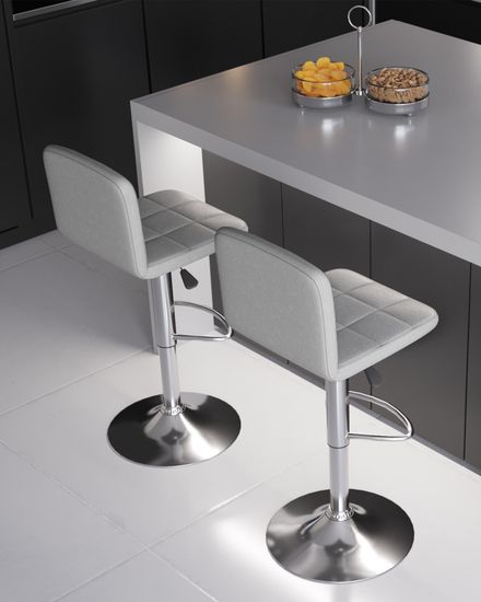 Стул барный Малави LITE серый