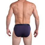 Мужские трусы-брифы с узором (Размер: L) (Цвет: черный)