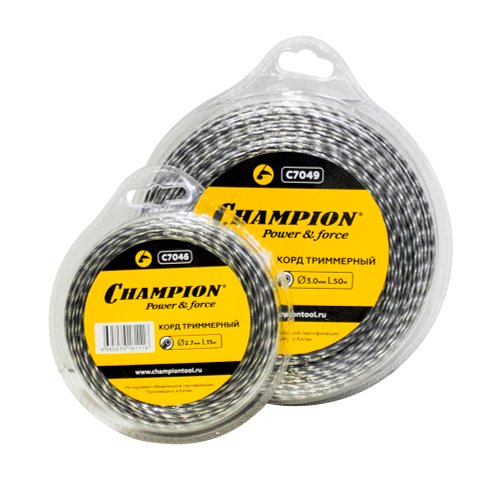 Леска CHAMPION Tri-twist 2,7*15 м (витой треугольник)   C7046