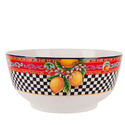 Салатник "Sicilia Limone" d= 20см (фарфор) (подарочная упаковка)