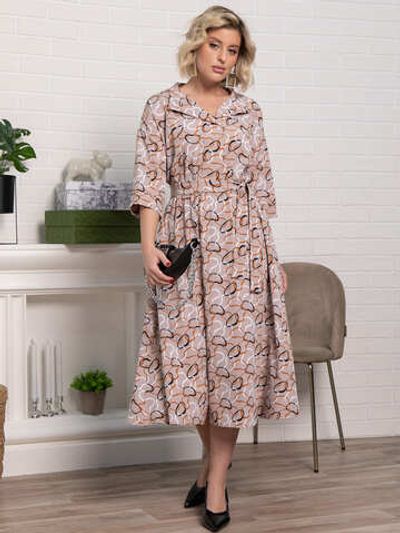 Платье Доминанта НЬЮ (бежевое) П15243-16М LT Collection