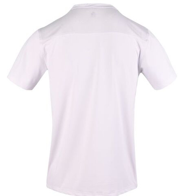 Мужская теннисная футболка Monte-Carlo Country Club Logo Stripes - белый
