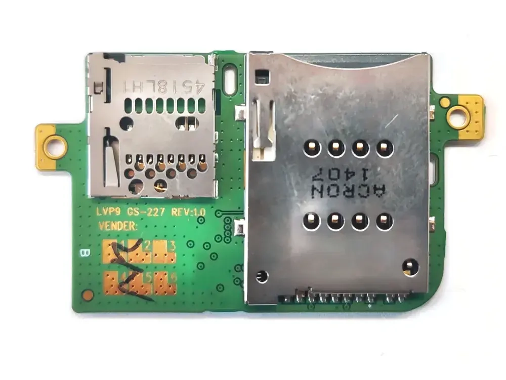 Шлейф для Lenovo A7600-H плата на SIM LVP9 GS-227 REV:1.0