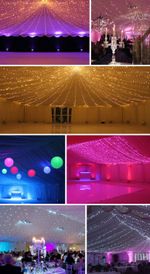 Световой шатёр из гирлянд