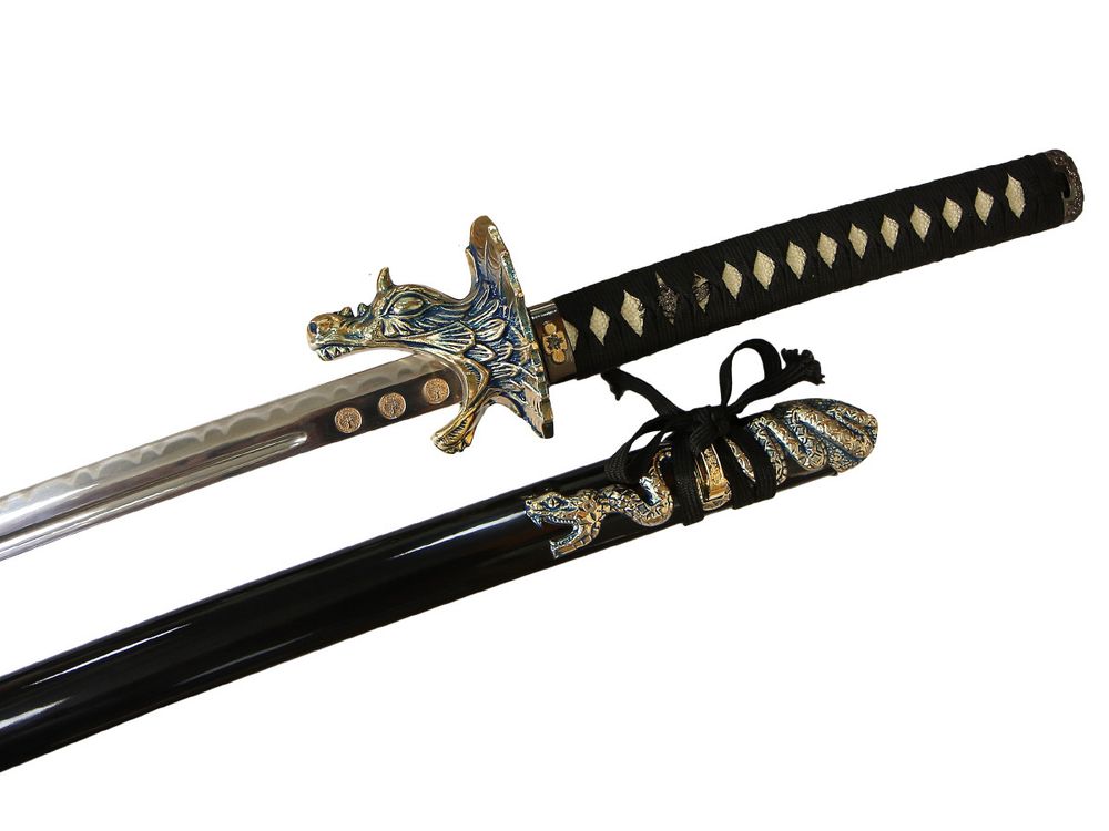Art Gladius Катана "Дракон пожирающий змею" самурайский меч
