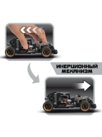 Конструктор гоночная машина UNICON Техно, инерционный, 170 д