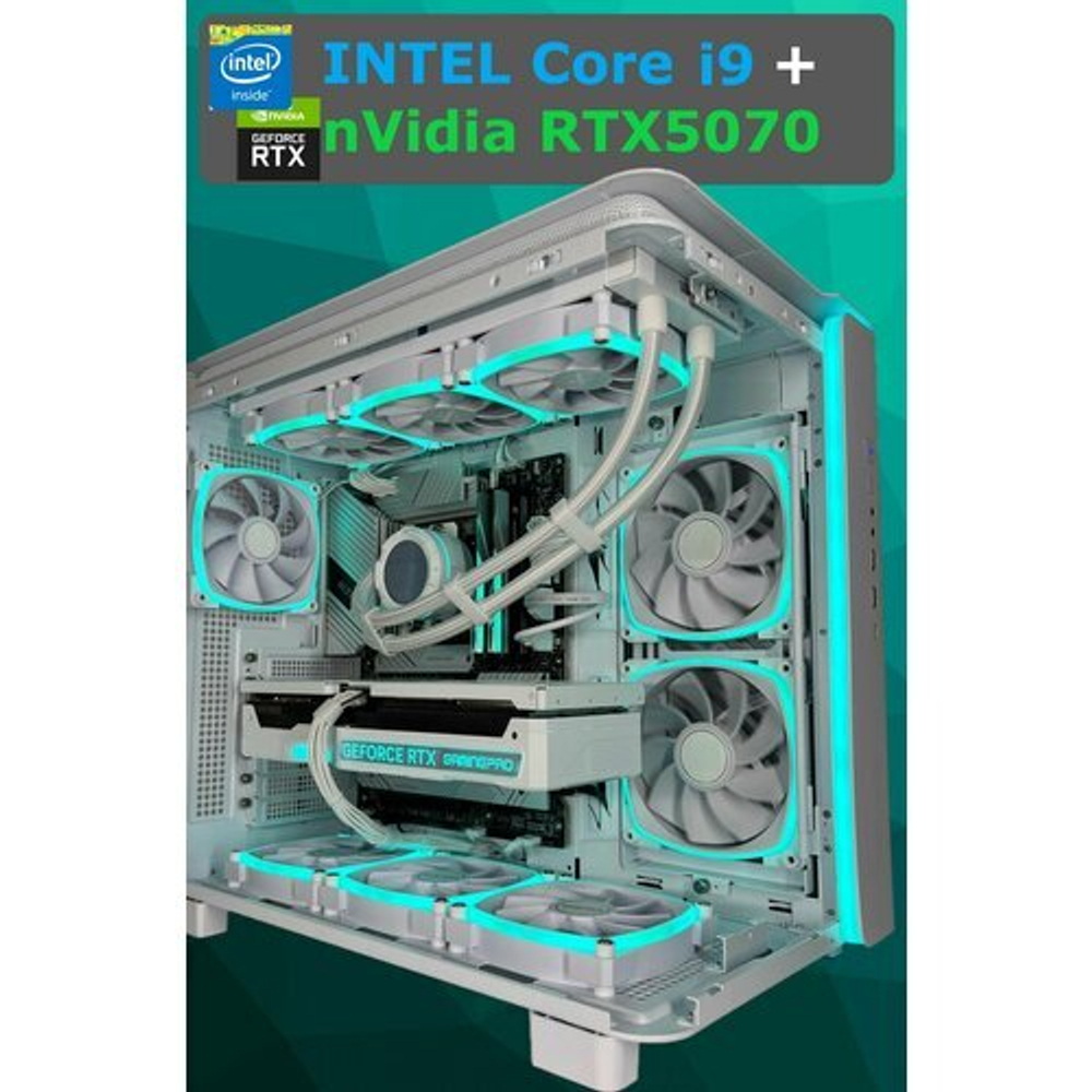 RTX5070 12Gb Мощный игровой компьютер Core i9 12900 / 32GB / 2000Gb SSD/800W/Win 11 PRO