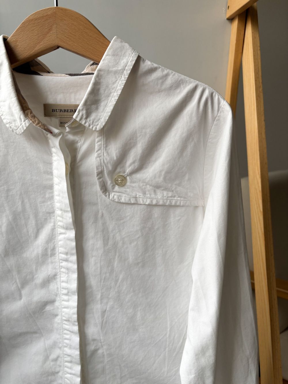 Хлопковая рубашка Burberry, 128