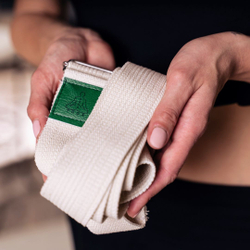 Ремень для йоги хлопковый Nature длиной 230 см Рамайога