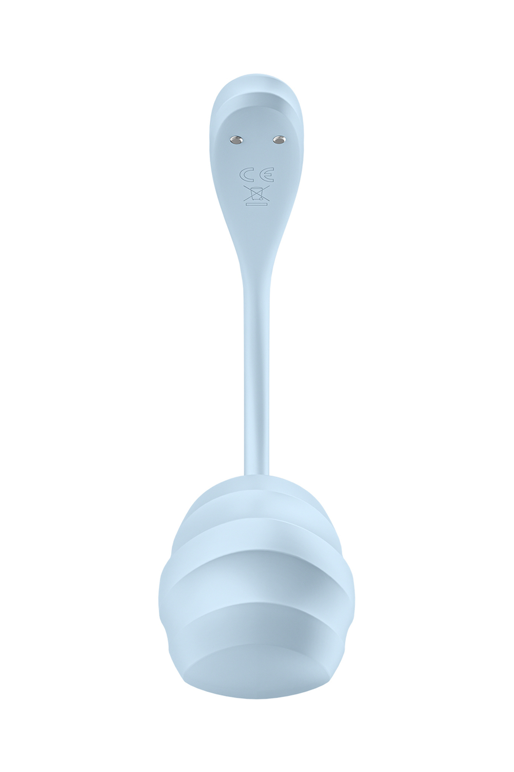 Виброяйцо Satisfyer Smooth Petal Connect App, голубое