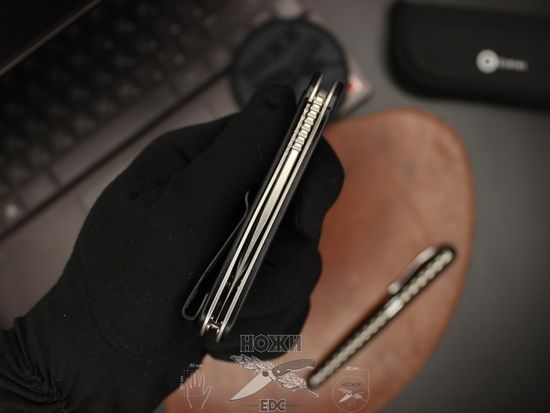 Складной нож Civivi Elementum C907A c клинком из стали D2, рукоять G10