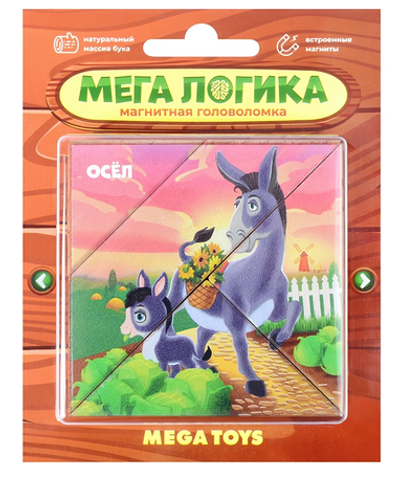 Магнитная головоломка по системе раннего развития Никитина "Осёл" (Лидер)