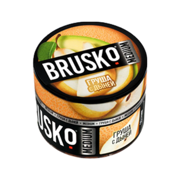Бестабачная смесь для кальяна BRUSKO, 50 г, Груша с дыней, Medium (М)