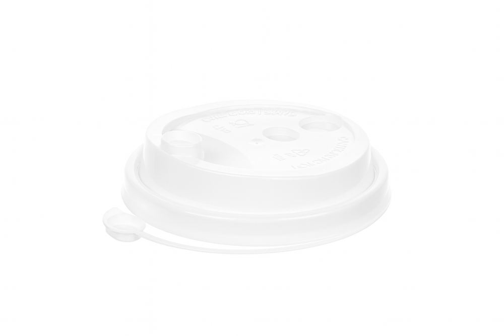 Крышка 79,5-80 мм ПРОЗРАЧНАЯ матовая с клапаном ВЗЛП 50 рук./1000 шт кор.