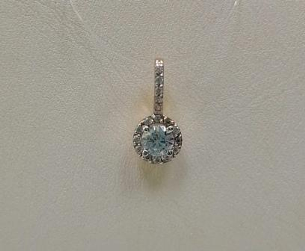 Подвеска из золота с фианитами