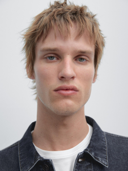 Massimo Dutti Джинсовая куртка с воротником, темно-синий