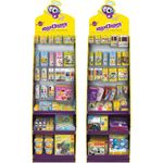 Стойка для размещения товара напольная УСИЛЕННАЯ ЮНЛАНДИЯ, 200х60х40 см, 3 полки, 25 крючков, 504345