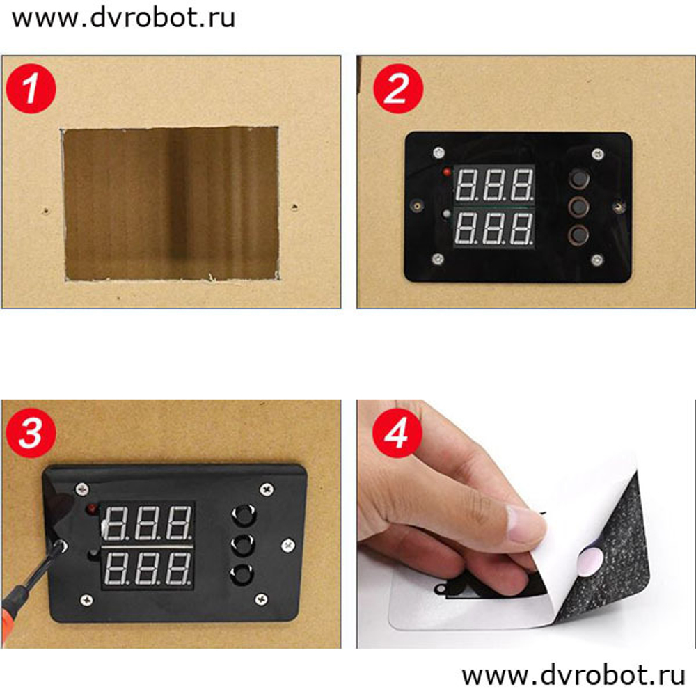 Контроллер температуры и влажности XH-M453/12-24V