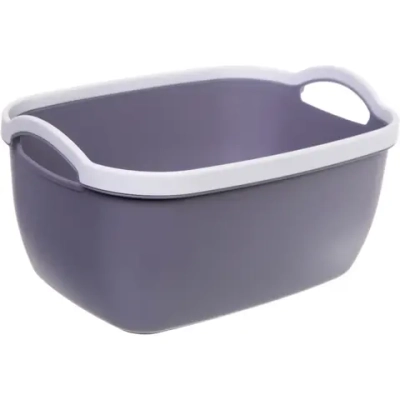 Корзина для хранения «БРЭТОС», цвет пыльно - серый, 26.5*19*14см