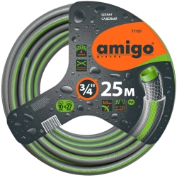 Шланг для полива спиральное армирование четырехслойный 3/4" 25м Amigo grande