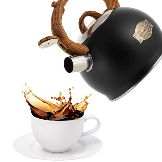 Чайник 2 л. из нержавеющей стали со свистком Kamille KM 0851